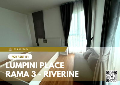 คอนโดให้เช่า : ให้เช่า 📍 Lumpini Place Rama 3 - Riverine 📍 เฟอร์นิเจอร์ และ เครื่องใช้ไฟฟ้าครบ ใกล้ BTS สุรศักดิ์