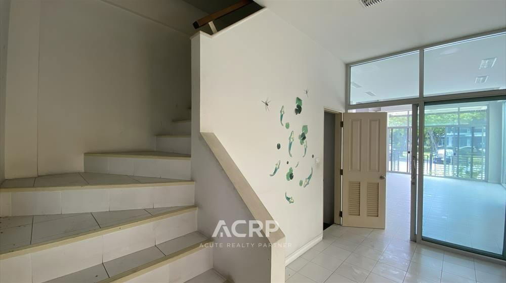 picture Shophouse for sale, 2 booths, Town Plus Pracha Uthit, quality from Sansiri, good location - 13/20