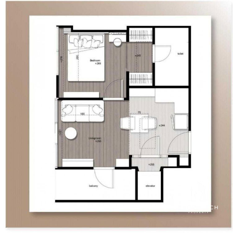 รูป ✨Flash Deal ✨ Wish Signature @ Midtown Siam ( 1Bed 1Bath 35 SQM. ) พร้อมอยู่ ! เพียง 5,590,000 บาท Tel.0981315848 @propmatch - รูปที่ 7/10
