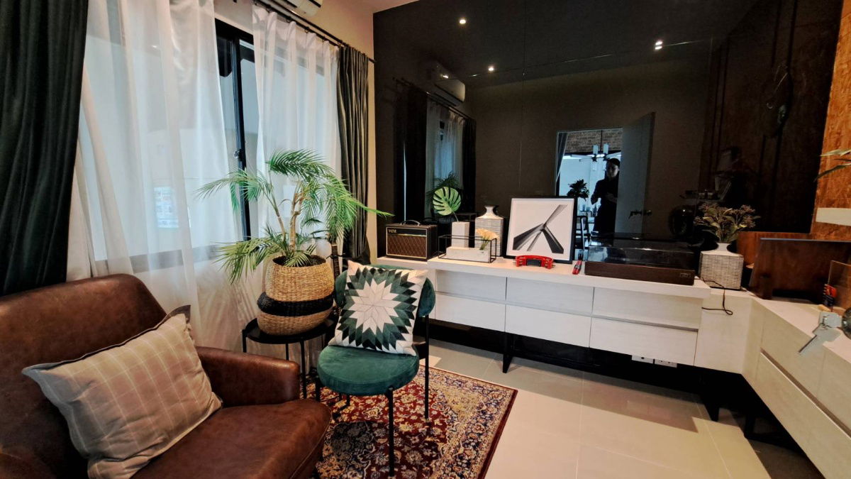 picture For sale: Model Semi-detached house,  in front of clubhouse!!! Modern Loft style, Siri Place project, Pracha Uthit 90 - 6/13