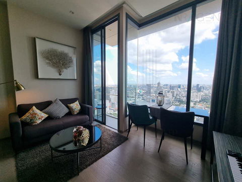 For Rent Condo THE ESSE ASOKE Building 1, Floor 46,1 bed room, Room size 53 sqm