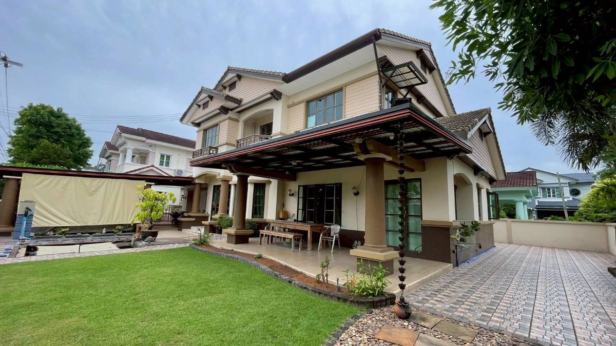 รูป ขายบ้านเดี่ยว มัณฑนา วัชรพล–รามอินทรา 1 ที่ดินใหญ่ 134 ตร.วา 3 ห้องนอน | 3 ห้องน้ำ ใกล้สวน 18.9ลบ. - รูปที่ 4/20