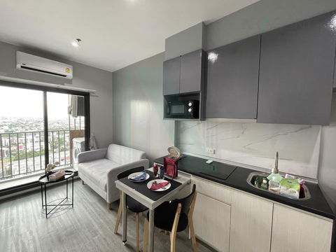 For Rent Condo RICH PARK @ TRIPLE STATION Building 1, Floor 37,1 bed room, Room size 28 sqm