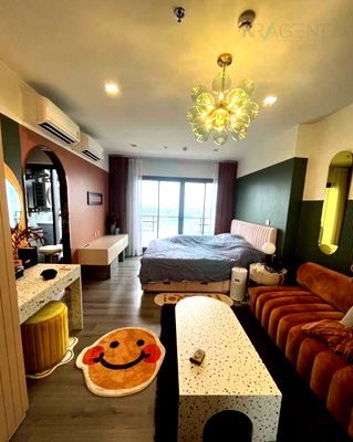 Condos for rent Boromratchachonnani Nursing College : For Rent Condo THE POLITAN AQUA Building 1, Floor 42,Studio, Room size 30 sqm