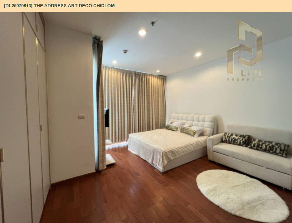 picture DL25070813 Condo for rent, The Address Art Deco Chidlom near BTS Chit Lom, ready to move in, call urgently 0656133286 LineID @655ebbvc - 3/9