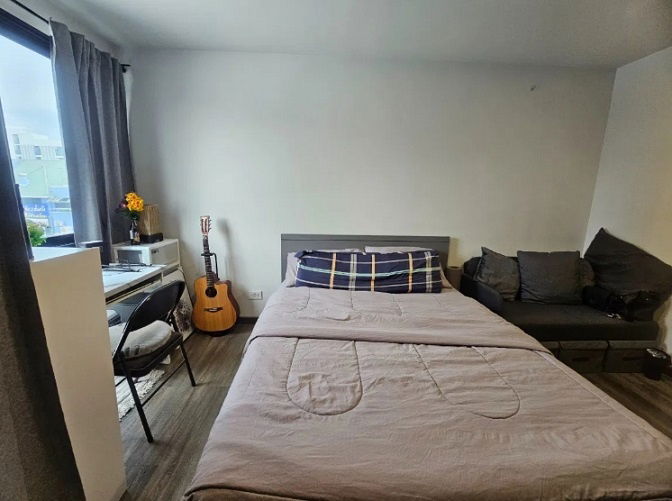 รูป ห้องพร้อมอยู่ คอนโด กาลิเลโอ รัชดา 32 ขนาด 23 ตรม. ชั้น 4 เพียง 12,000 บาท - รูปที่ 2/8