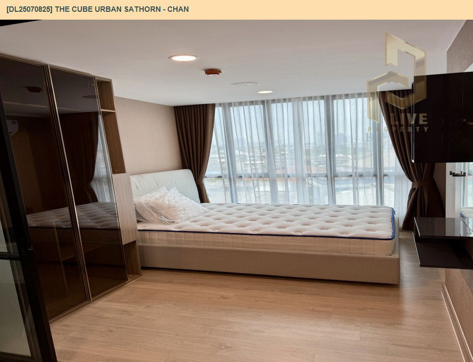 รูป DL25070825 ให้เช่าคอนโด เดอะคิวบ์ เออร์เบิน สาทร - จันทน์ (The CUBE Urban Sathorn - Chan) ใกล้ BTS สุรศักดิ์ พร้อมเข้าอยู่ โทรด่วน 0638692663 LineID @534wlwof - รูปที่ 3/11