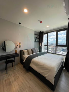 🚩 For Rent Condo XT HUAIKWANG Building 1, Floor 16,1 bed room, Room size 35.00 sqm