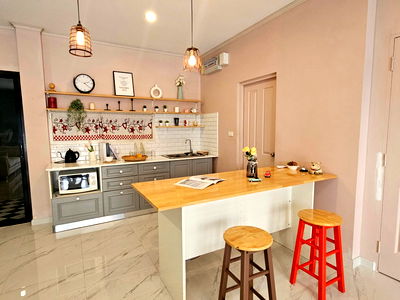 Townhouses for rent Bang Bua Thong Nonthaburi : 🌿 WS1703 [For rent] Veridian Prompt 💸 Rent only 16,000 baht/month 📍 MRT Khlong Bang Phai