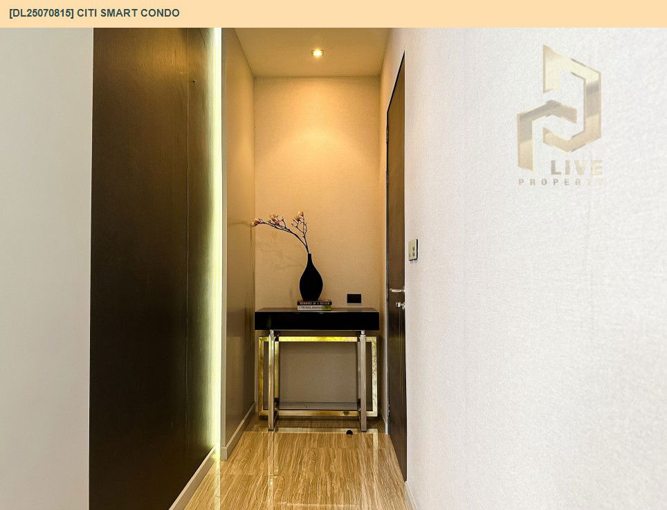 รูป DL25070815 ให้เช่าคอนโด ซิตี้ สมาร์ท คอนโด (Citi Smart Condo) ใกล้ BTS อโศก พร้อมเข้าอยู่ โทรด่วน 0638692663 LineID @655ebbvc - รูปที่ 15/31