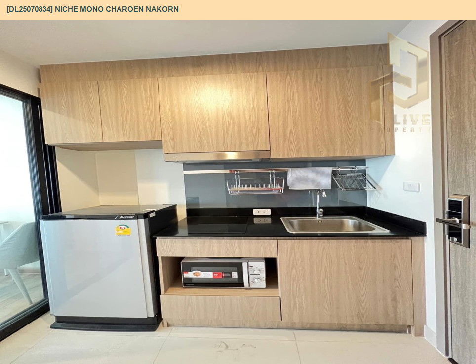 picture MDL25070834 Condo for rent, NICHE MONO CHAROEN NAKORN near BTS Talat Phlu, ready to move in, call urgently 0656133286 LineID @534wlwof - 13/14