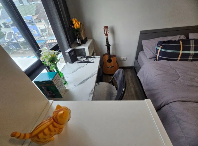 รูป ห้องพร้อมอยู่ คอนโด กาลิเลโอ รัชดา 32 ขนาด 23 ตรม. ชั้น 4 เพียง 12,000 บาท - รูปที่ 4/8