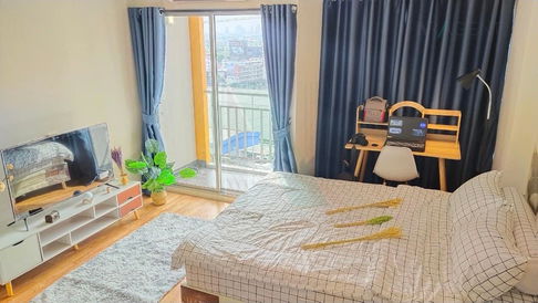 🔺 For Sell Condo LUMPINI VILLE PHATANAKAN - SRINAKARIN Building 1, Floor 14,1 bed room, Room size 26 sqm