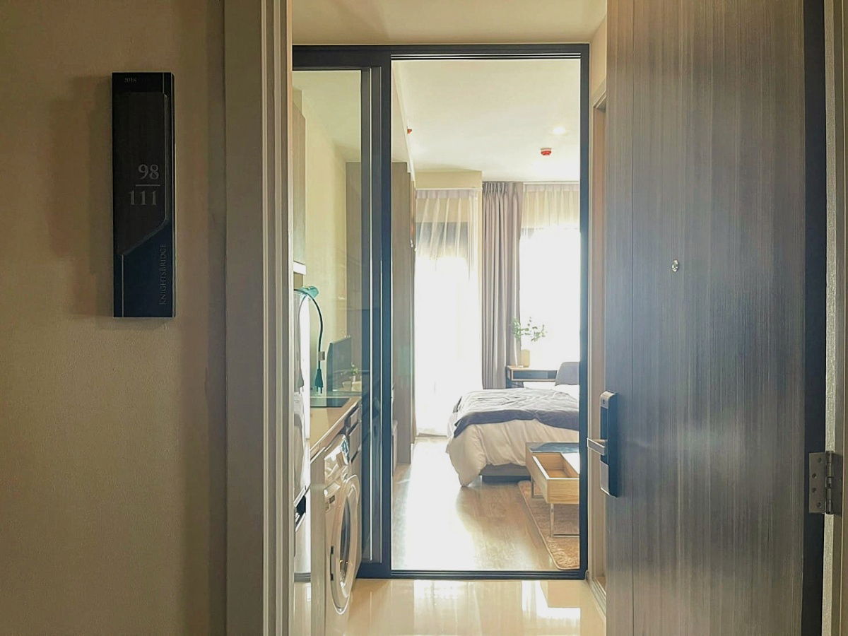 รูป 🔐#PO2307_468🔐 ว่างพร้อมอยู่🗓️𝐅𝐨𝐫 𝐑𝐞𝐧𝐭 ( 26 𝐬𝐪𝐦. 𝟏𝐛𝐞𝐝, 𝟏𝐛𝐚𝐭𝐡 )𝐊𝐧𝐢𝐠𝐡𝐭𝐬𝐁𝐫𝐢𝐝𝐠𝐞 𝐏𝐫𝐢𝐦𝐞 𝐎𝐧𝐧𝐮𝐭 - รูปที่ 6/14