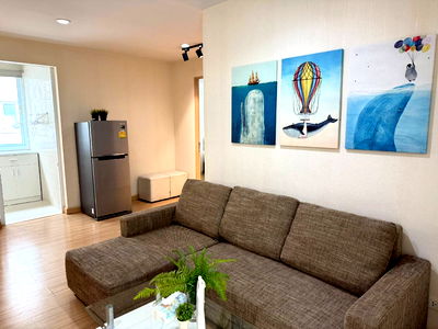 Condos for rent MRT Lat Phrao 101  : For rent Happy Condo Ladprao 101 2beds 2baths, 66sqm 【Line: Yosita828】