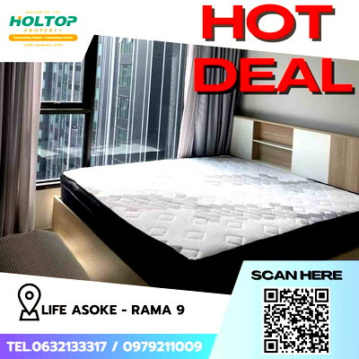 คอนโดให้เช่า : #Z1619 ให้เช่า Life Asoke - Rama 9