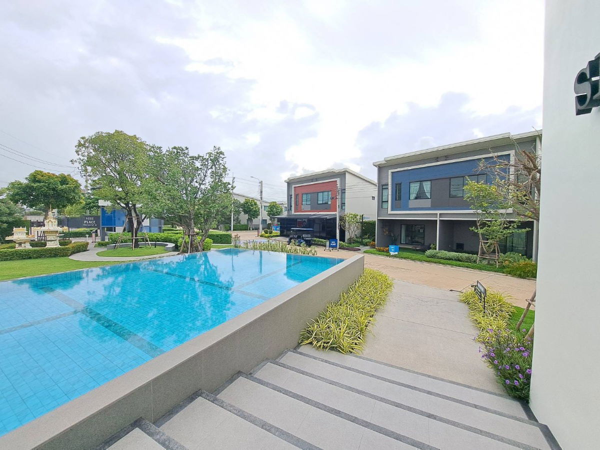 picture For sale: Semi-detached house in front of clubhouse!!! Modern Loft style, Siri Place project, Pracha Uthit 90 - 2/12