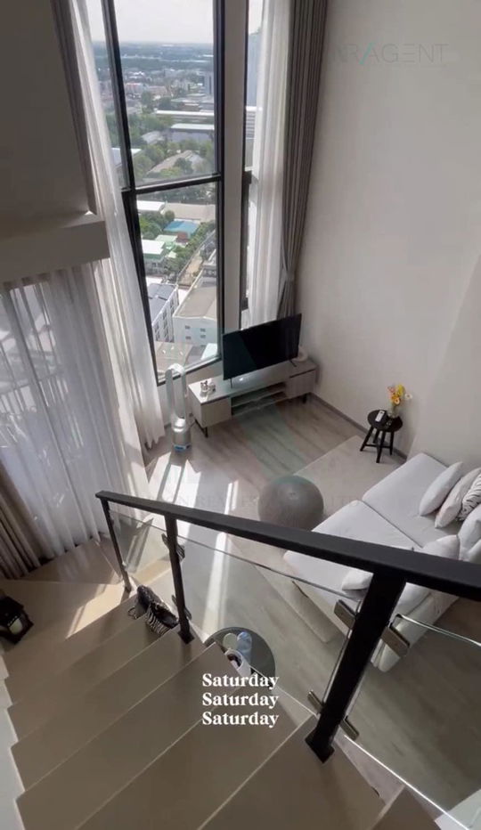 picture 📌 For Rent Condo KNIGHTSBRIDGE KASET SOCIETY Building C, Floor 20,Duplex, Room size 41.00 sqm - 6/8
