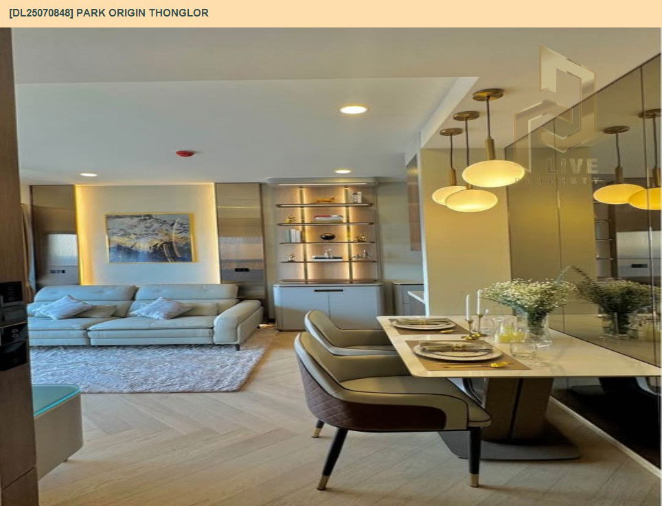 picture DL25070848 Condo for rent, PARK ORIGIN THONGLOR near BTS Thong Lo, ready to move in, call urgently 0656133286 LineID @534wlwof - 6/17