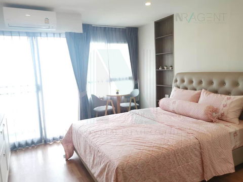 📌 For Rent Condo LUMPINI VILLE PHATANAKAN - SRINAKARIN Building 1, Floor 25,Studio, Room size 26 sqm