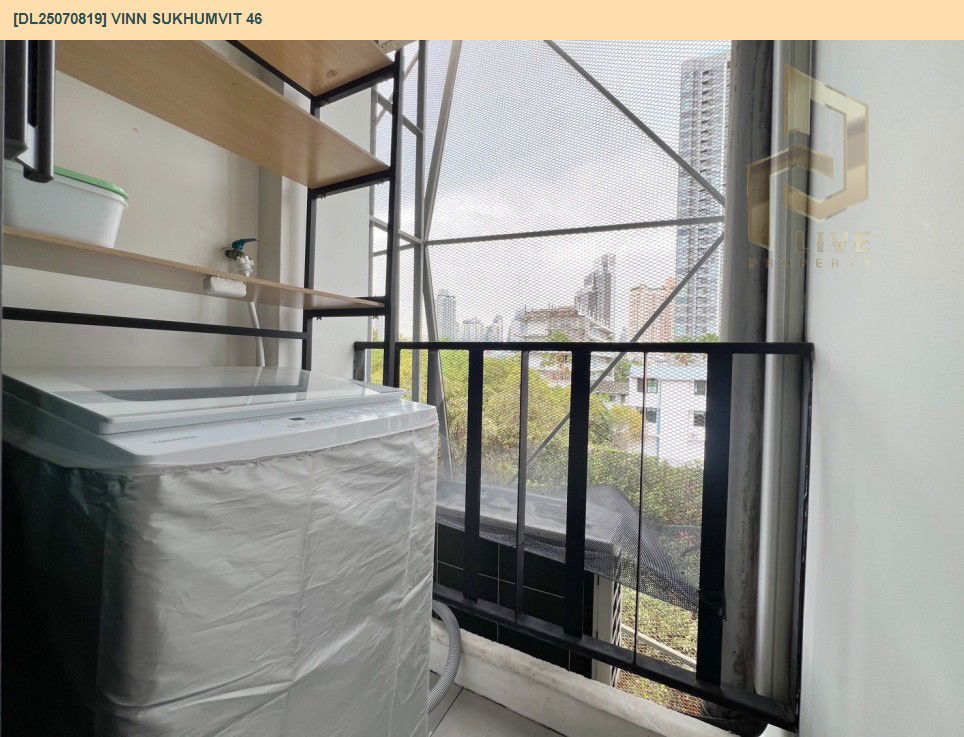 รูป MDL25070819 ให้เช่าคอนโด วินน์ สุขุมวิท 46 (Vinn Sukhumvit 46) ใกล้ BTS พระโขนง พร้อมเข้าอยู่ โทรด่วน 0638692663 LineID @534wlwof - รูปที่ 12/13