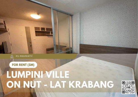 For rent 📍 Lumpini Ville On Nut-Lat Krabang 📍 Fully furnished with electrical appliances, near Airport Link