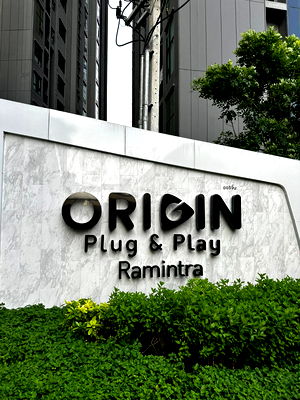 คอนโดให้เช่า : 🟢For Rent🟢The  Origin Plug & Play Ramintra  ห้องสวย เฟอร์ครบ ได้ 📱ADD LINE @nathong97 (ตอบ ⚡ 24 Hr) P673