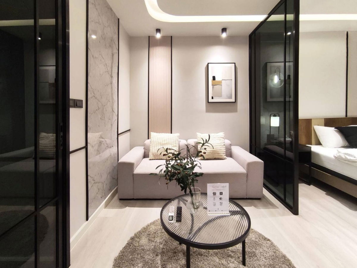 picture Condo for rent, City Living Ratchada, beautiful room, newly renovated, near MRT. - 8/26