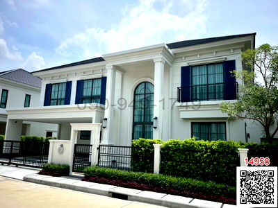 บ้านเดี่ยว เทสโก้โลตัส บางพลี : ขาย บ้านเดี่ยว 2 ชั้น เศรษฐสิริ บางนา กม.10 Setthasiri Bangna KM.10 ใกล้ Design Village บางนา