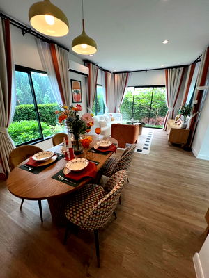 บ้านเดี่ยว สถาบันเทคโนโลยีพระจอมเกล้าเจ้าคุณทหารลาดกระบัง : สราญสิริ ศรีวารี 2 ขายบ้านเดี่ยว ตกแต่งครบ พร้อมเข้าอยู่  3 ห้องนอน ทำเลใกล้สนามบินสุวรรณภูมิ