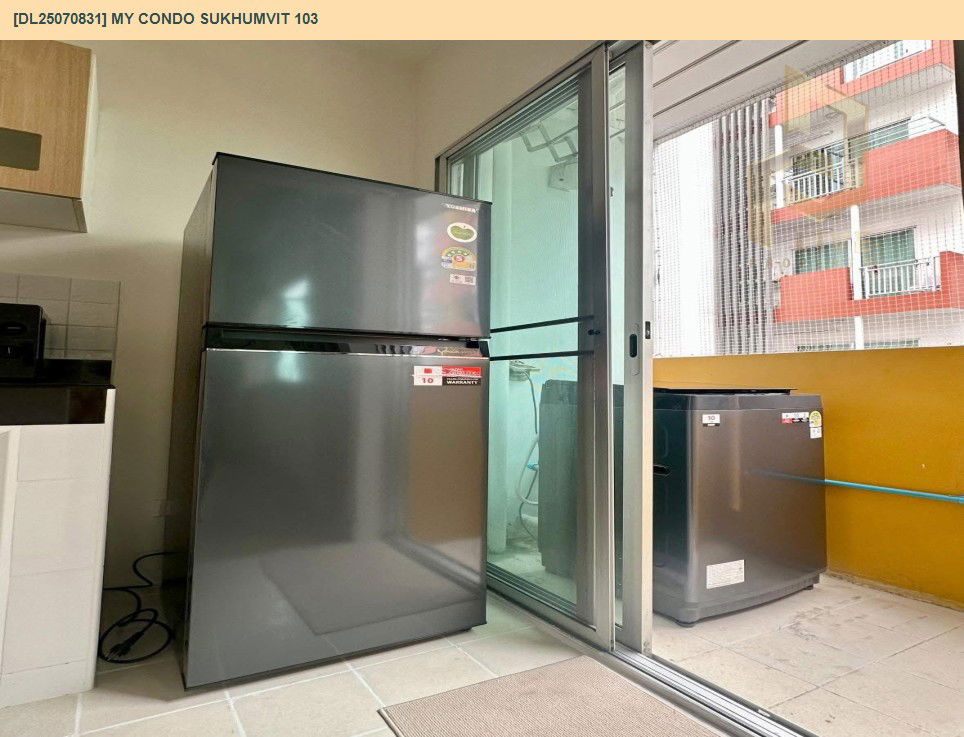 รูป DL25070831 ให้เช่าคอนโด มาย คอนโด สุขุมวิท 103 (My Condo Sukhumvit 103) ใกล้ BTS อุดมสุข พร้อมเข้าอยู่ โทรด่วน 0638692663 LineID @534wlwof - รูปที่ 10/12