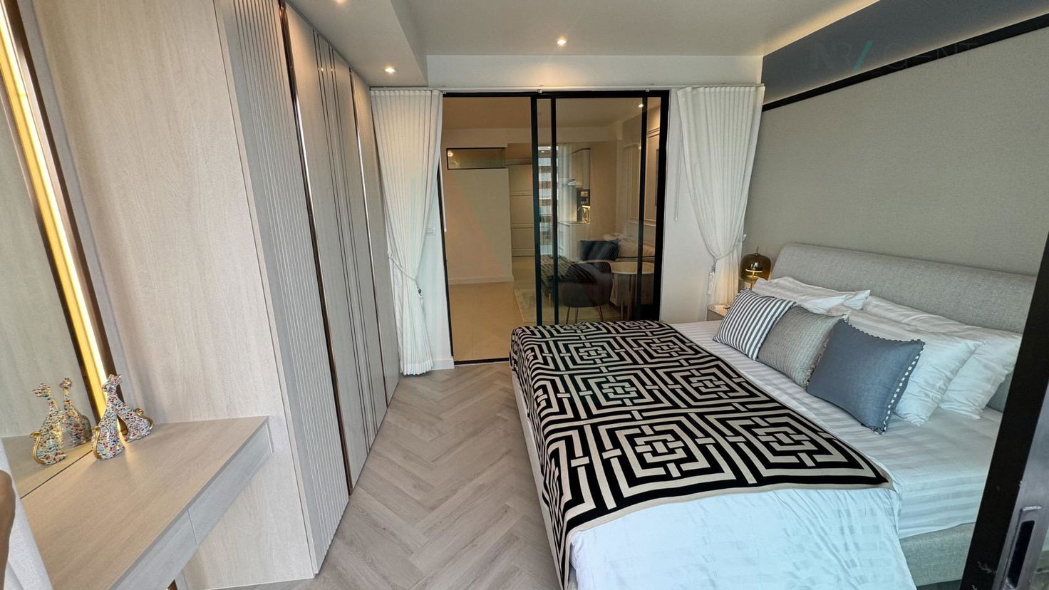 picture 🚩 For Rent Condo SUPALAI CASA RIVA VISTA 2 Building 1, Floor 16,1 bed room, Room size 44.00 sqm - 3/8