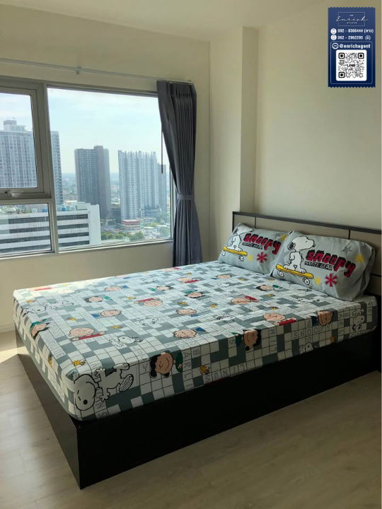 picture 💙For rent Aspire Sathorn-Thapra, beautiful view, ready to move in, BTS Talat Phlu💙 Call 092-8366444 Dao // Line id : @enrichagent - 4/8