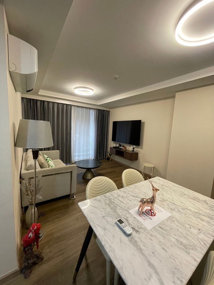 picture The One Chiang Mai condo Close to Central Festival Chiangmai ✅Building E, 2rd floor, 60.53 Sq.m ✅2 Bedrooms, 2 Bathrooms, ✅1 Living Room, cooking zone - 4/26