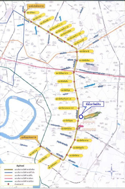 รูป P0185 ขายที่ดินแปลงใหญ่ ติด MRT ศรีอุดม | ติดถนนศรีนครินทร์และอุดมสุข ทำเลพัฒนาเชิงพาณิชย์ชั้นนำ - รูปที่ 9/10