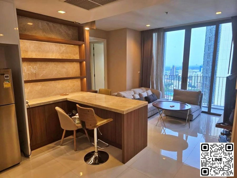 picture 📲@556ryccg 🏙️2 Bedroom 66 sqm Floor 33 Nara 9 Sathorn, Naradhiwas road Fully furnished BTS Chong Nonsi - 3/10