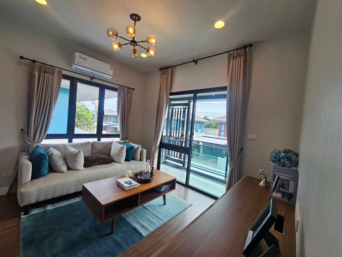 รูป บ้านพร้อมเฟอร์นิเจอร์  4 ห้องนอน 🏡 บ้านโล่งโปร่งสบาย ทั้งทำงานและใช้ชีวิต 📍 สะดวก BTSสถานีคูคต  ติดถนนลำลูกกา [ เศรษฐสิริ วงแหวน-ลำลูกกา ]  - รูปที่ 10/16