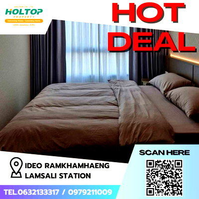คอนโดให้เช่า : #Z1615 ให้เช่าคอนโด Ideo Ramkhamhaeng Lamsali Station