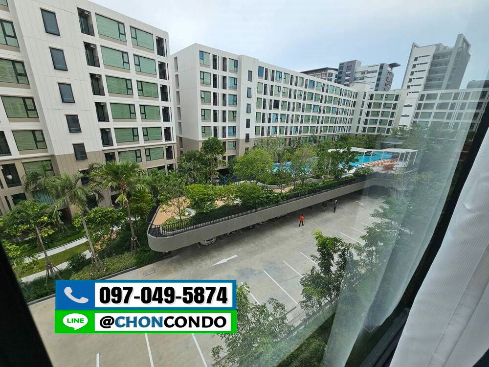 รูป Kave Coco บางแสน ชั้น5  ---------ห้องใหม่+วิวเห็นสระ--------Tel 097-049-5874 (Line: @choncondo มี@ด้วย) - รูปที่ 11/32