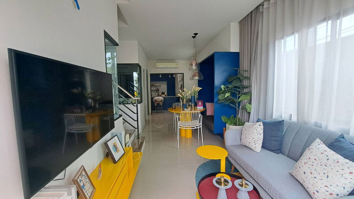 picture For sale: Model home, townhouse in front of clubhouse!!! Modern Loft style, Siri Place project, Pracha Uthit 90 - 2/11