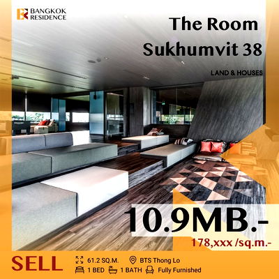 ขายคอนโด : 💥ราคาพิเศษ! Available , The Room Sukhumvit 38 ทำเลดี ใกล้ BTS ทองหล่อ 