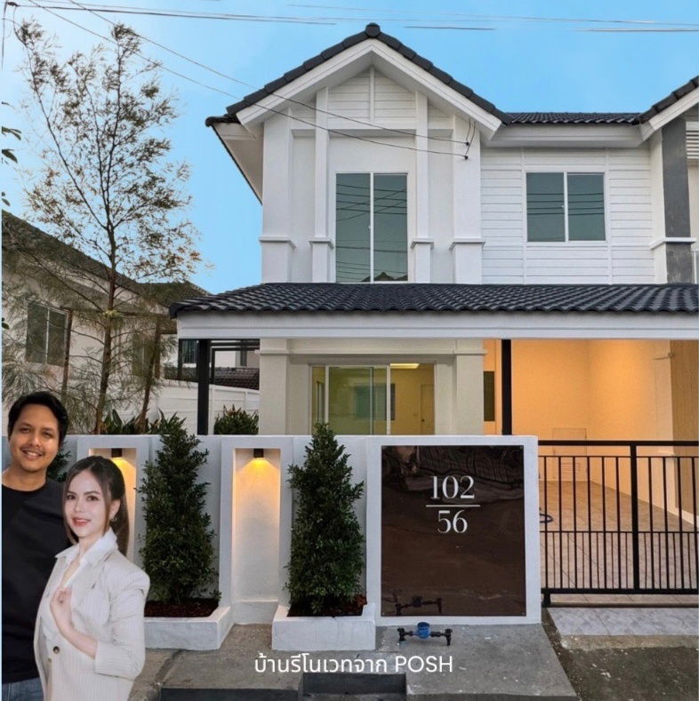 รูป [ติดจอง] บ้านสไตล์ POSH หลังมุม ใกล้ใจกลางเมืองภูเก็ต ต่อเติมครบ พร้อมสวนข้างบ้าน - รูปที่ 1/33