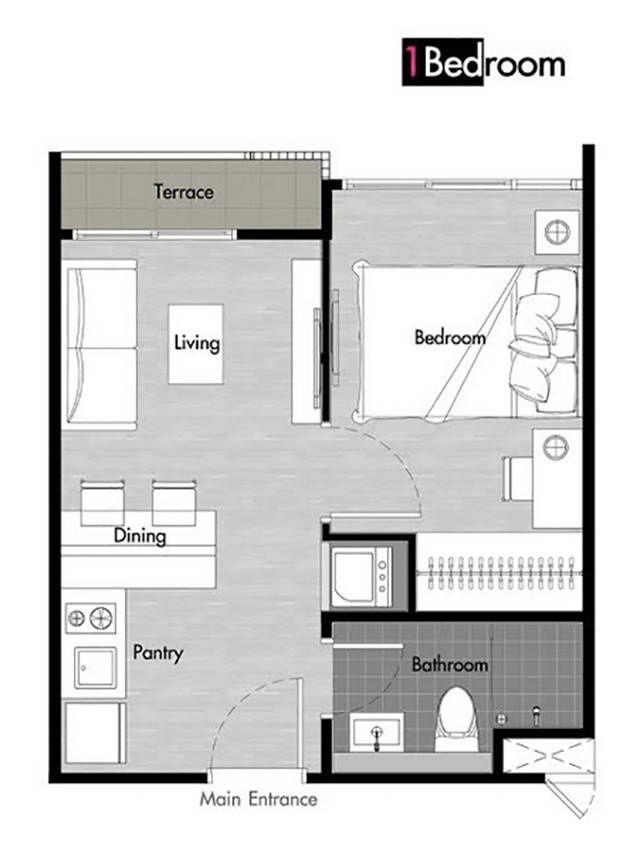 picture ✨ For rent Zelle Condo Rattanatibeth  From PRINSIRI — 8-storey low-rise condo - 5/6