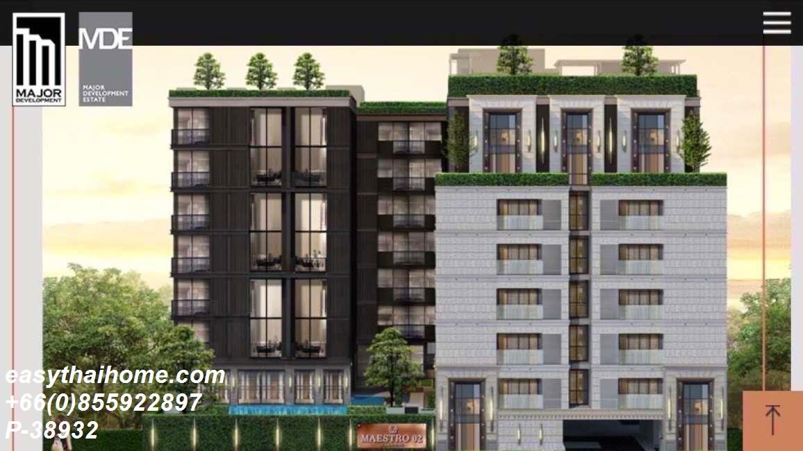 picture P-38932 Condo for rent Maestro 02 Ruamrudee fully furnished (Confirm again when visit).  - 19/19