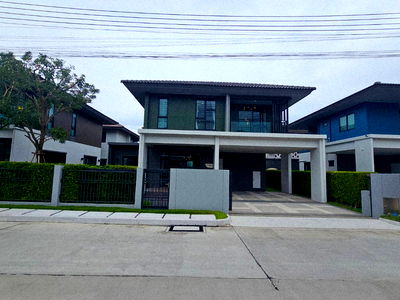 ขายบ้านเดี่ยว : บ้านใหญ่ 4 นอนพร้อมเฟอร์หิ้วกระเป๋าเข้าอยู่ได้เลย เศรษฐสิริวงแหวนลำลูกกา ติดถนนลำลูกกา ใกล้ทางด่วน