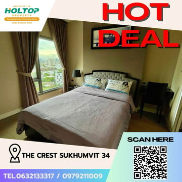#Z1640 Condo for rent The Crest Sukhumvit 34