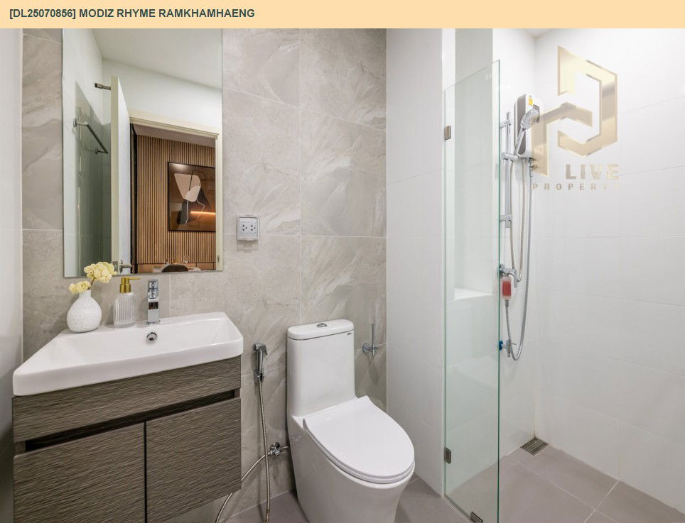 picture DL25070856 Condo for rent, Modiz Rhyme Ramkhamhaeng near MRT รามคำแหง, ready to move in, call urgently 0656133286 LineID @655ebbvc - 9/10