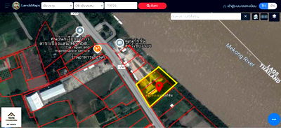 Land for sale Chiang Saen Chiang Rai : Prime Riverside Land for Sale – 4.5 Rai (7,308 sqm)  📍 Wieng Subdistrict, Chiang Saen District, Chiang Rai, Thailand