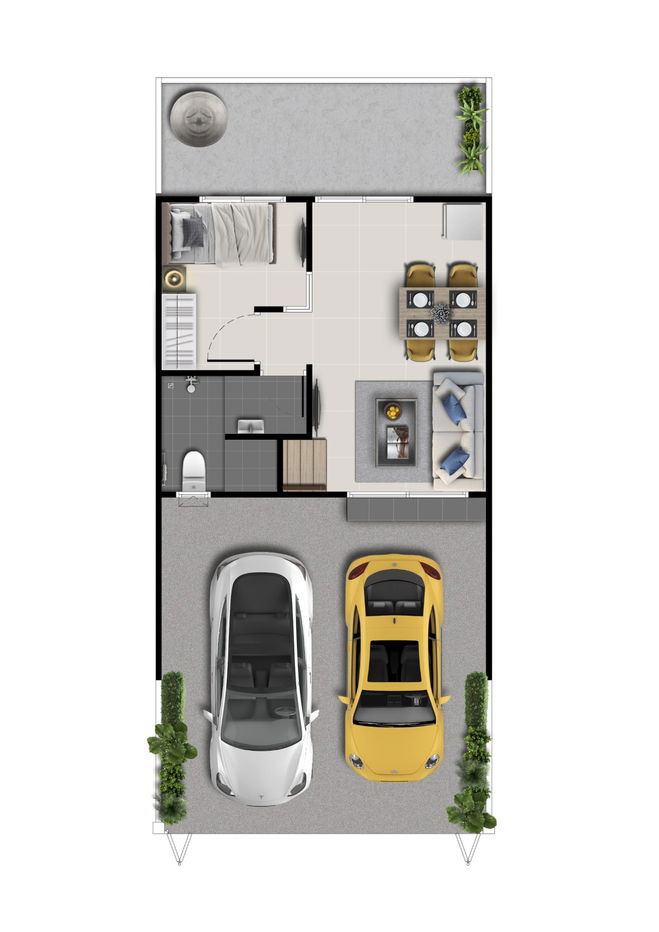 รูป 🏡 ทาวน์โฮม ใกล้พระราม3 🏡 สิริเพลส - ประชาอุทิศ75 - รูปที่ 11/12