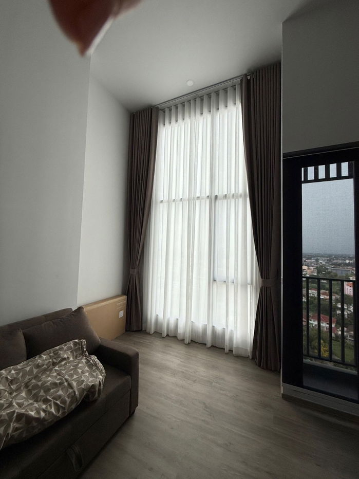 picture Condo For Rent | Duplex Room The Best Value In The Project “The Origin Plug & Play Ramintra” 42 Sq.m. Near MRT Ram Inthra Kor Mor 9 - 2/8